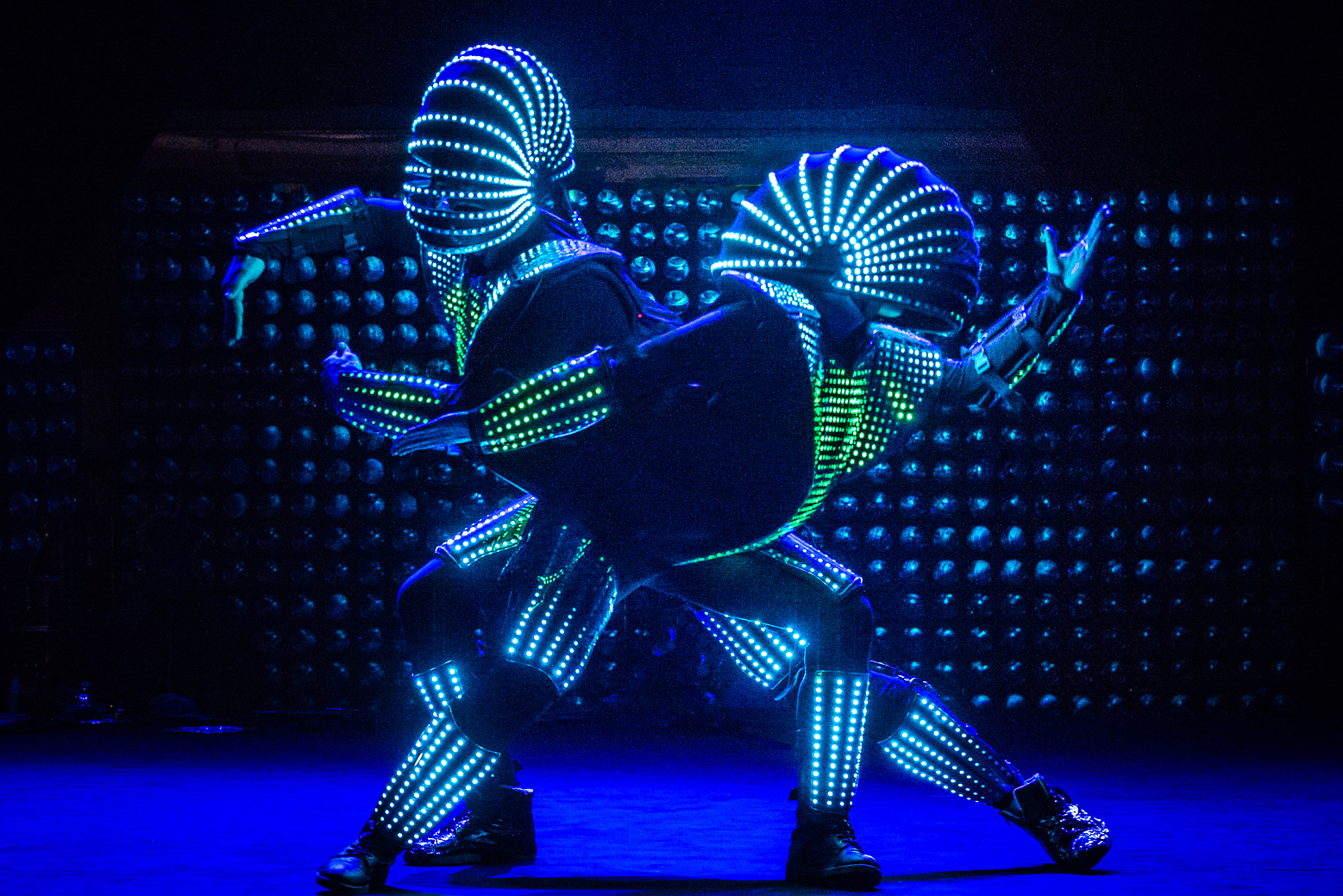 Dansande LED robotar. Foto: Julia Reinhart