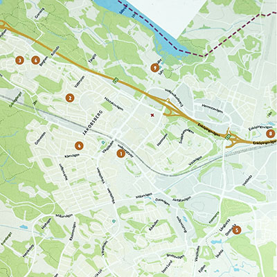Karta i Jakobsberg
